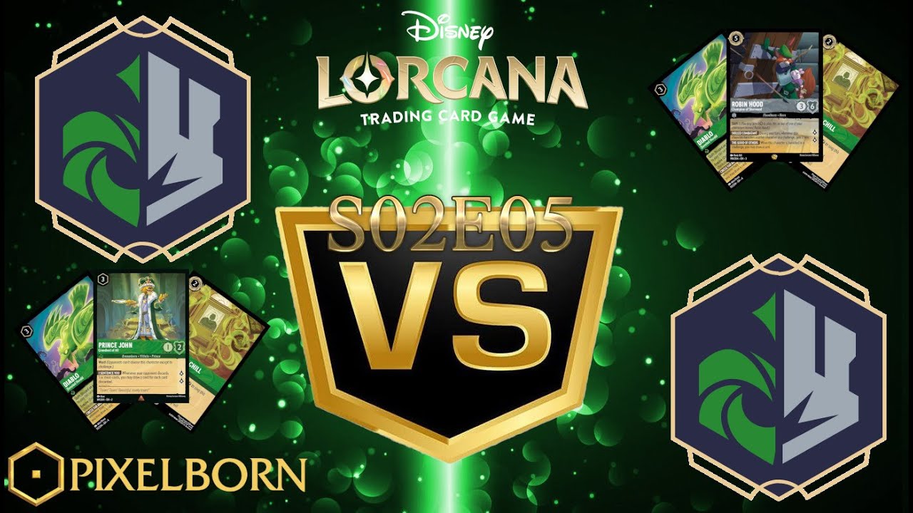 S02E05 - Emerald Steel Discard VS Emerald Steel Tempo - Disney Lorcana META