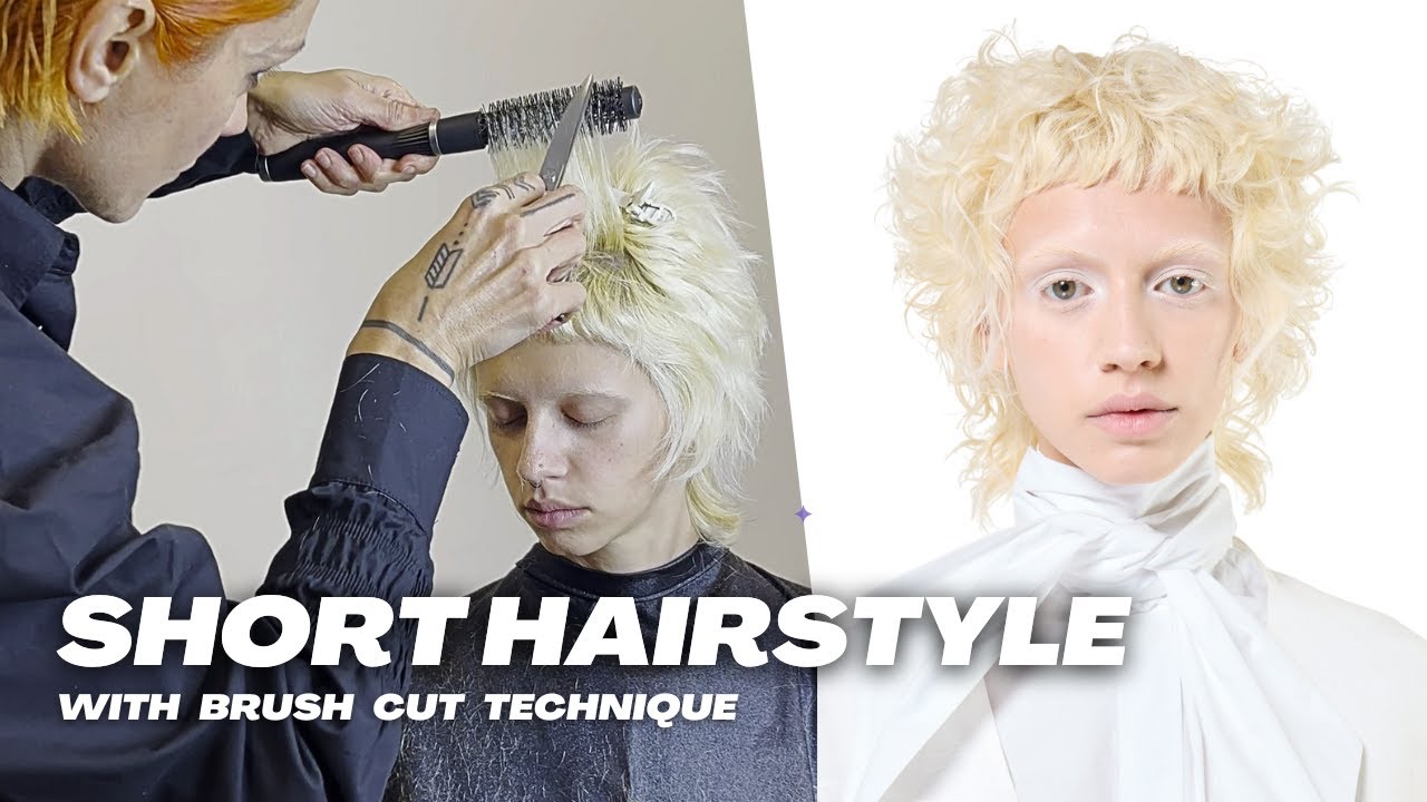 TECNICA TAGLIO CAPELLI | short haircutting technique | Brush Cut #tutorial #haircut #haircutting