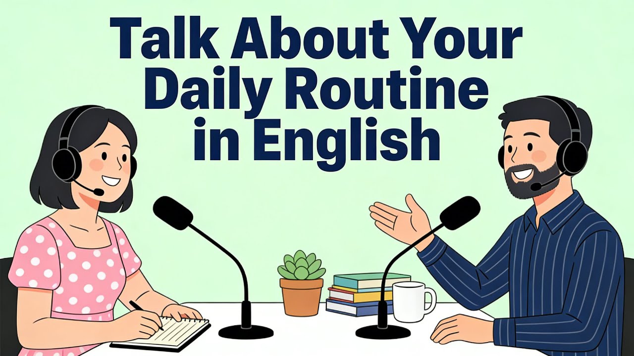 Talk About Your Daily Routine in English ☀️ | Natural Conversation Practice | Mr Q English Channel
