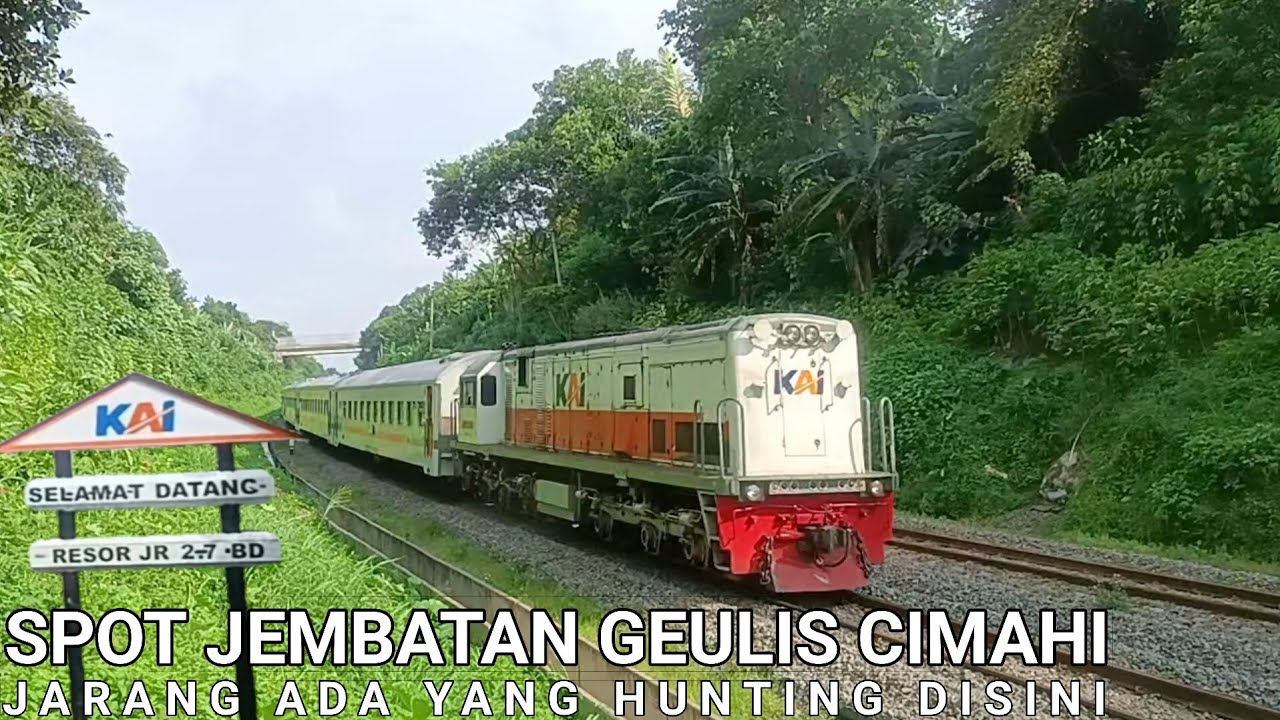 JARANG ADA YANG KESINI! HUNTING KERETA API DI SPOT KEREN JEMBATAN PADASUKA CIMAHI