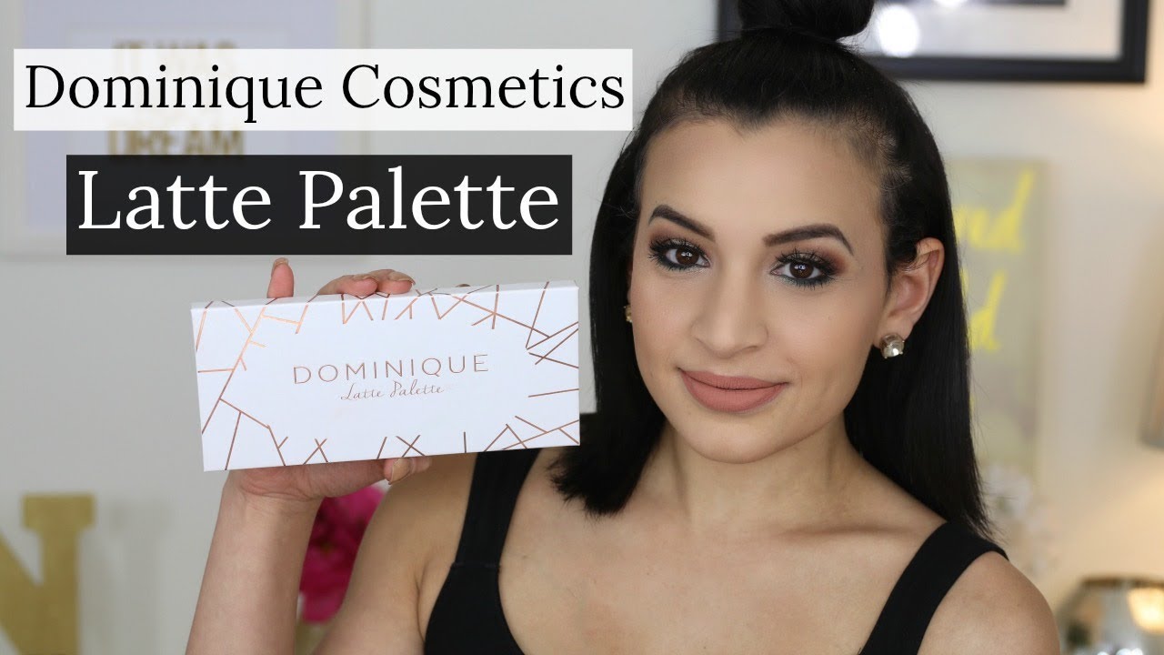 Dominique Cosmetics Latte Palette Review and Tutorial