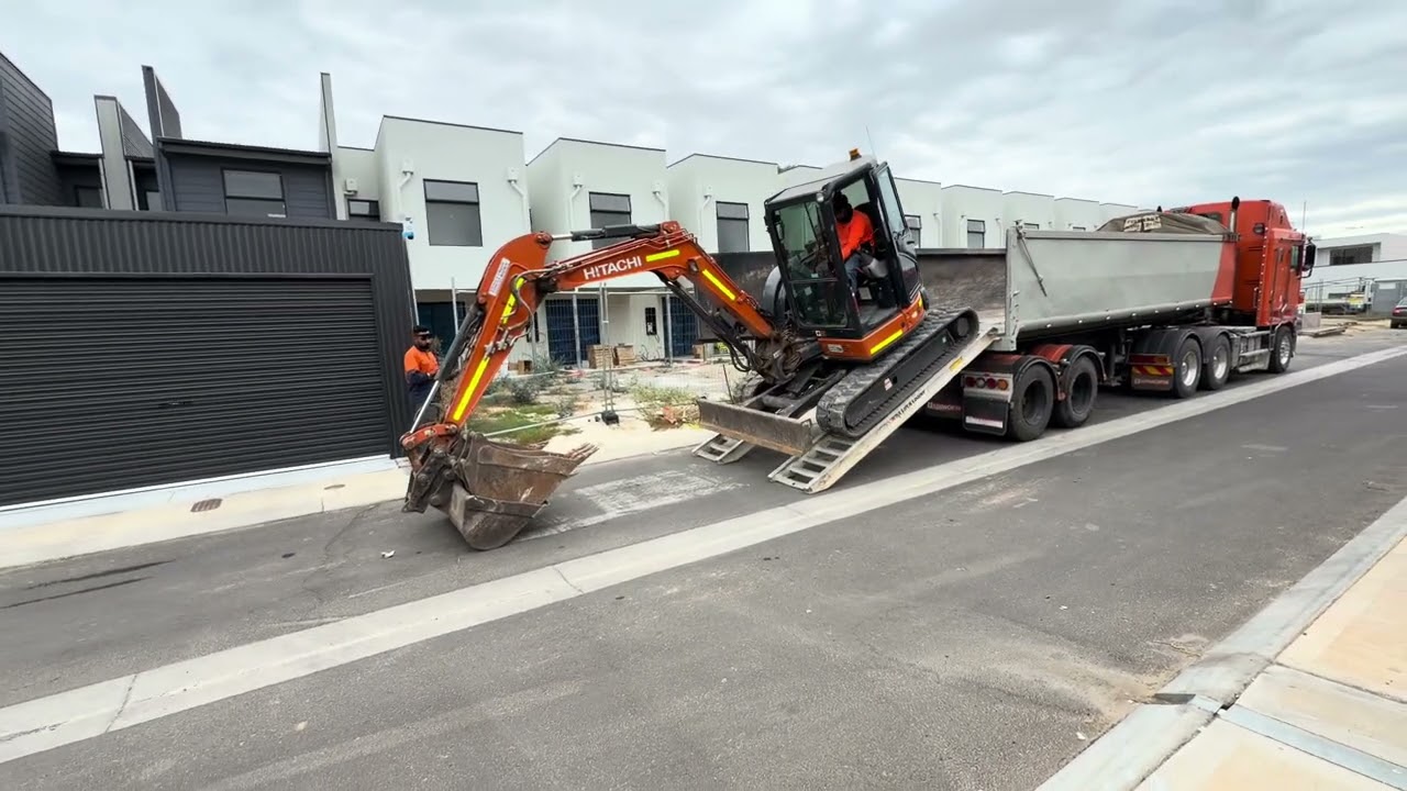 australia construction 🦺 life excavator preparation job .mavi nirvair vlogs 