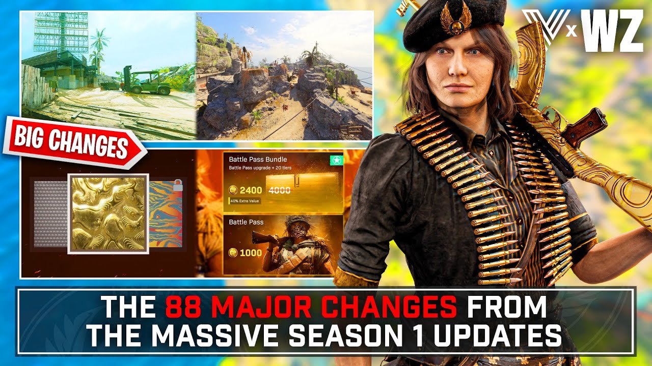 The SEASON 1 UPDATE Changed These 88 Things (Vanguard Update 1.08 + Warzone Season 1 Update Notes)