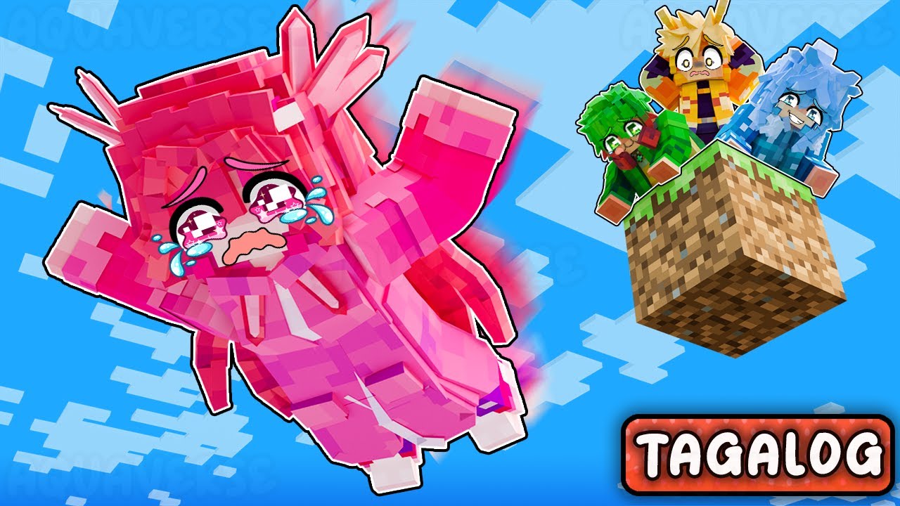 🇵🇭 AQUAVERSE Tries The ONE BLOCK CHALLENGE In MINECRAFT? (TAGALOG)