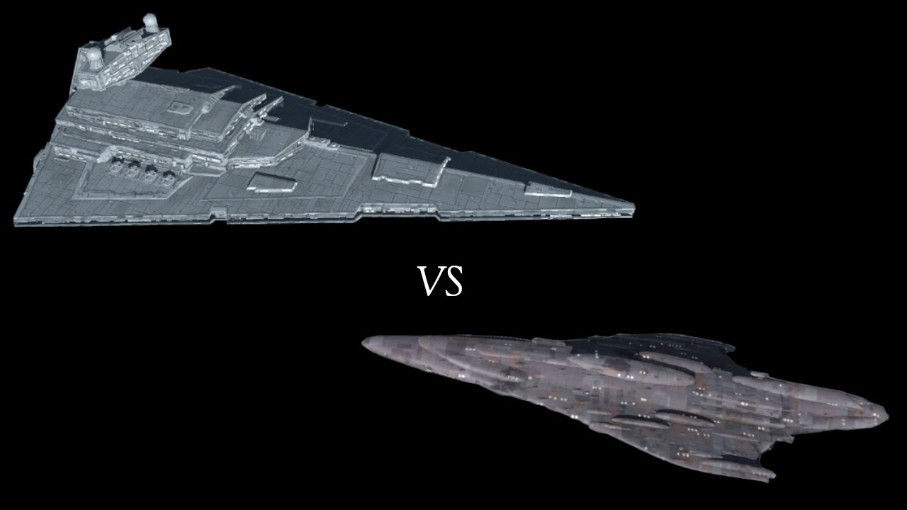Imperial-II Star Destroyer VS MC80 Liberty