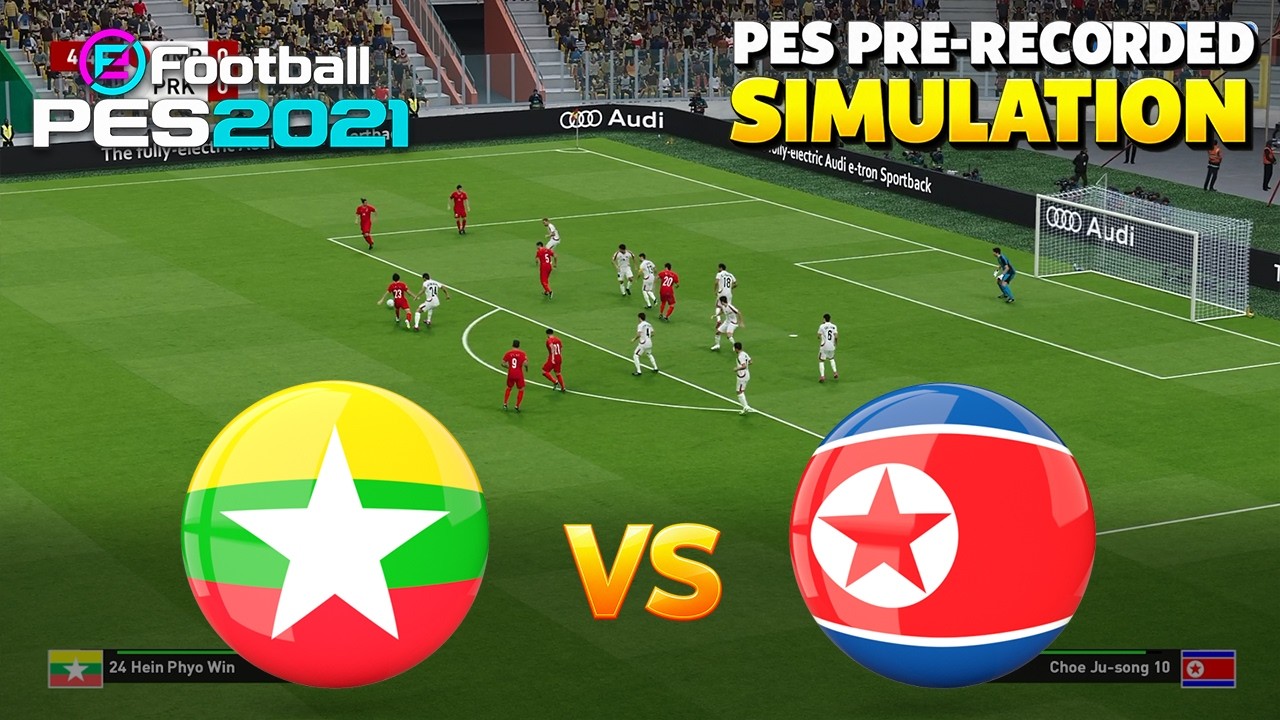 MYANMAR vs NORTH KOREA | eFootball PES 2021 Gameplay | Video Game Simulation | September 16, 2026