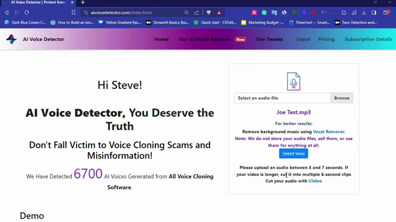 How To Detect AI Voices using AI Voice Detector