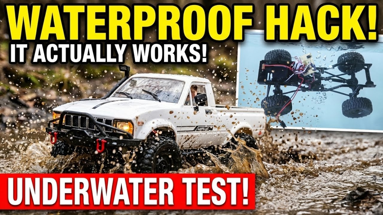 How to Waterproof Your WPL C24-1 RC Rock Crawler Truck for Extreme Water Testing