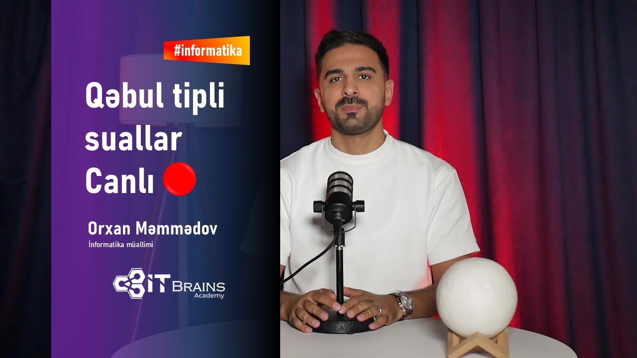 Qəbul tipli suallar (Canlı Yayım) - Orxan Məmmədov