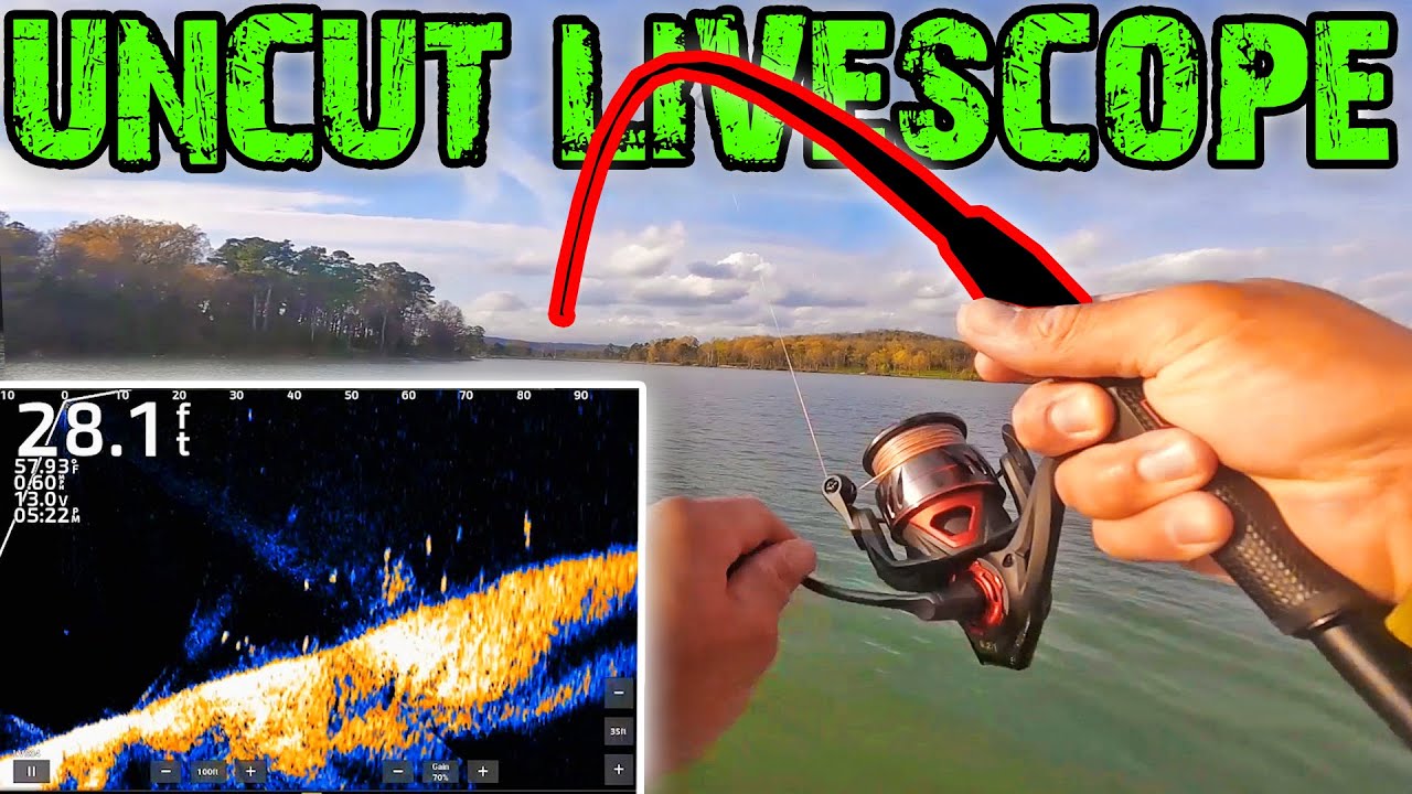 UNCUT LIVESCOPE BASS FISHING! Watch It ALL GO DOWN! (LS FOOTAGE)