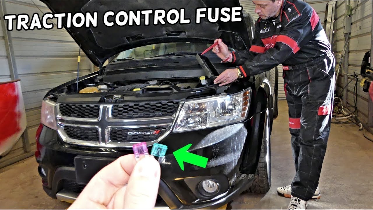 DODGE JOURNEY TRACTION CONTROL FUSE LOCATION REPLACEMENT  FIAT FREEMONT