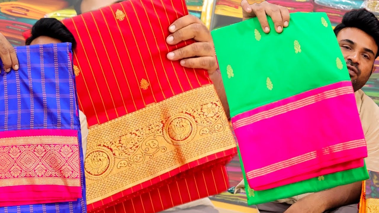 10yards Salem silk madisars 🤩korvai silk 9gajam 🥰 readymade madisars 🥻 readymade panchakachams