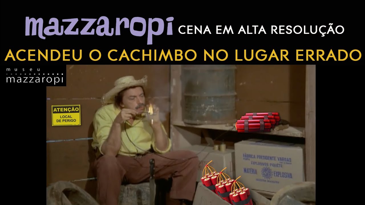 Cenas Mazzaropi - Cachimbo no lugar errado! (1973)
