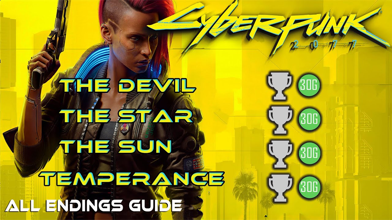 Руководство по трофеям и достижениям для всех концовок Cyberpunk 2077