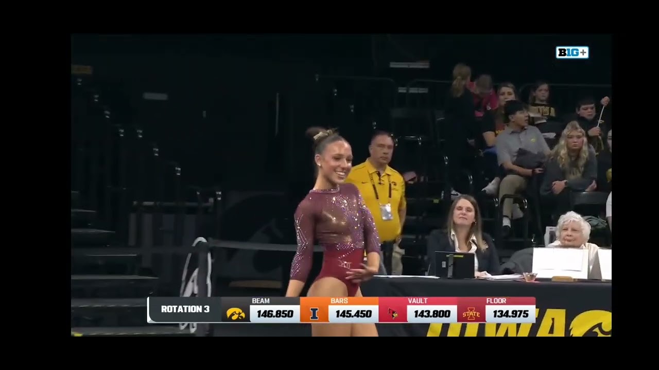 Aubree Guinee Floor Routine January 10, 2026 (9.625) at Iowa Quad Meet