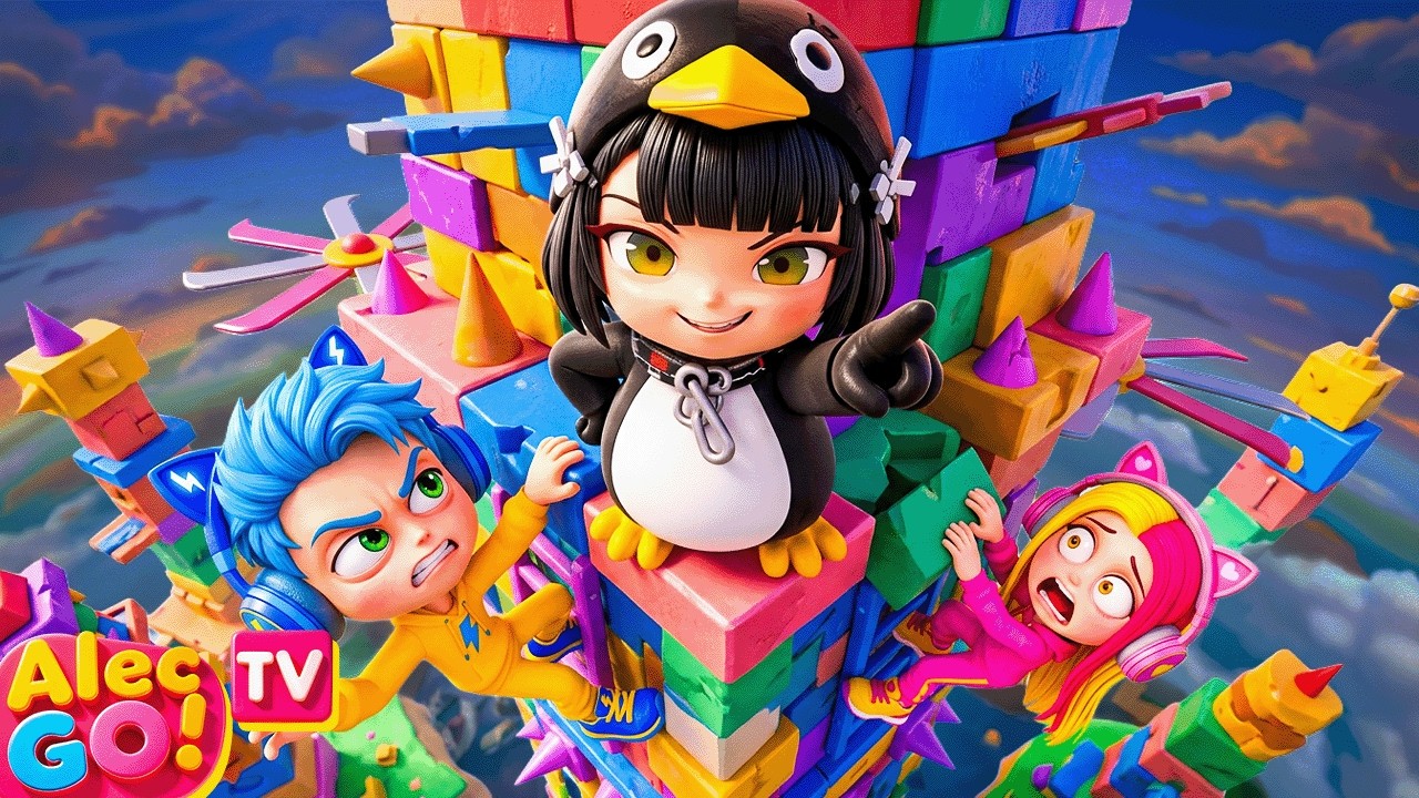 A GUGU GAGA PENGUIN N&Atilde;O DEIXA A GENTE SUBIR NA TORRE! 🗼🐧+2 HORAS (Alec GO! #TV)