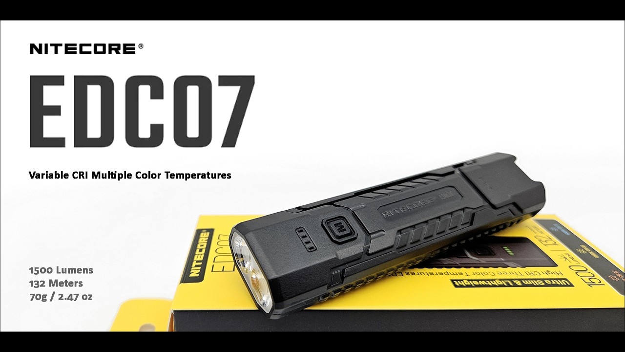 Nitecore EDC07 Unboxing and Use
