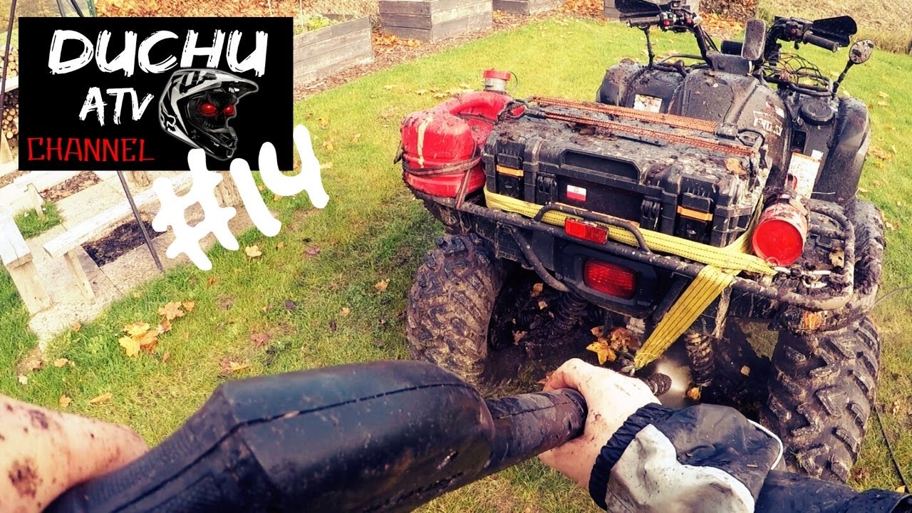 Jak umyć quada Mycie quada Yamaha Grizzly Film o myciu quada przeprawowego