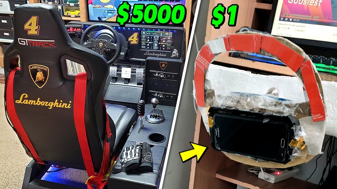 Cheap vs Expensive Sim Racing Setups...