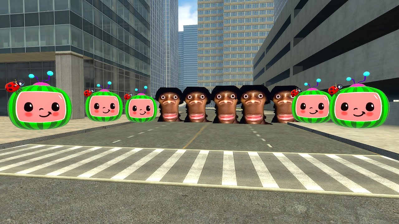 Aughhhhs and  COCOMELONs in GMod l Gmod Nextbots