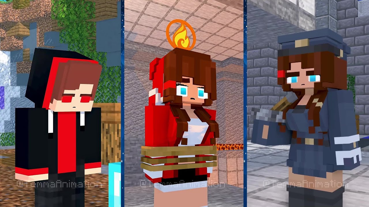 DARK JJ and Diamond JJ Sister  | Minecraft Animation | Minecraft Mix #minecraft