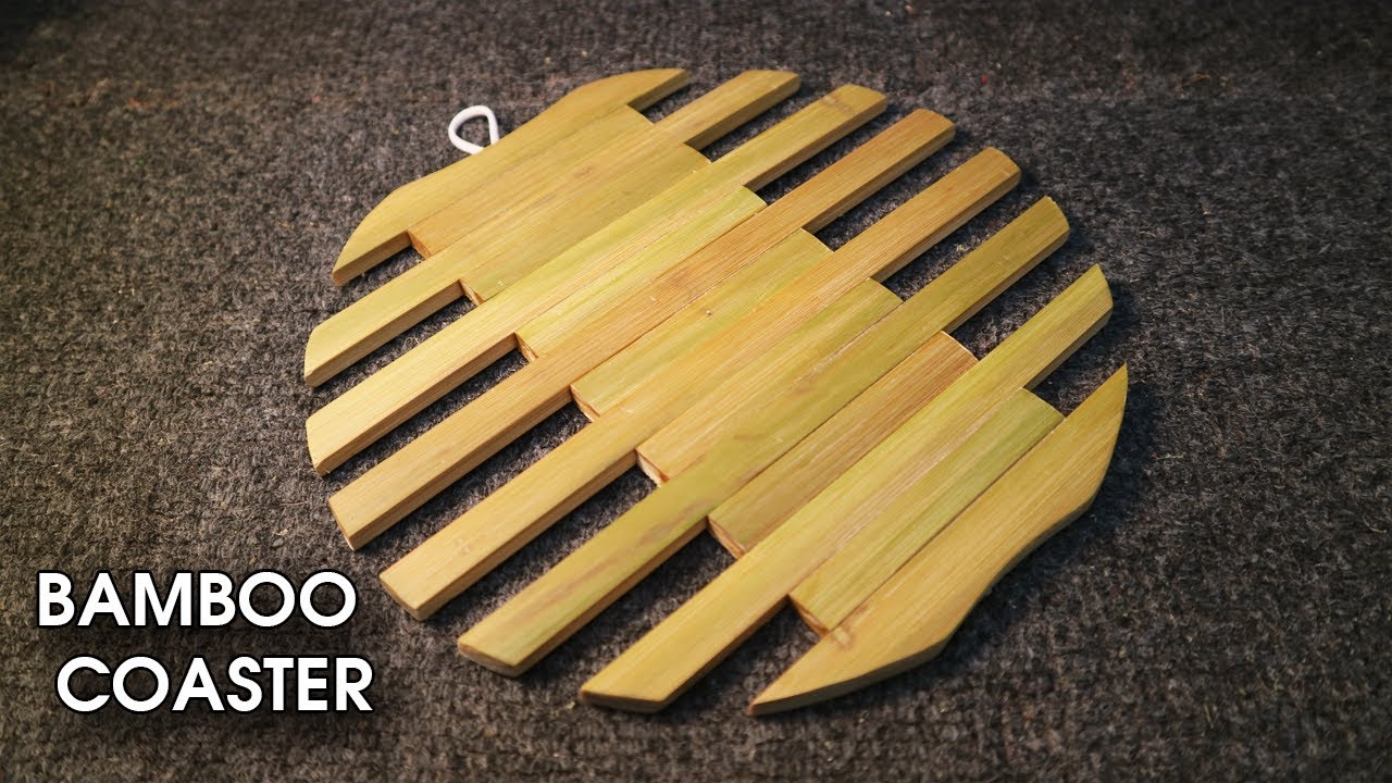 DIY Bamboo Coasters beautiful | Bamboo Furniture
