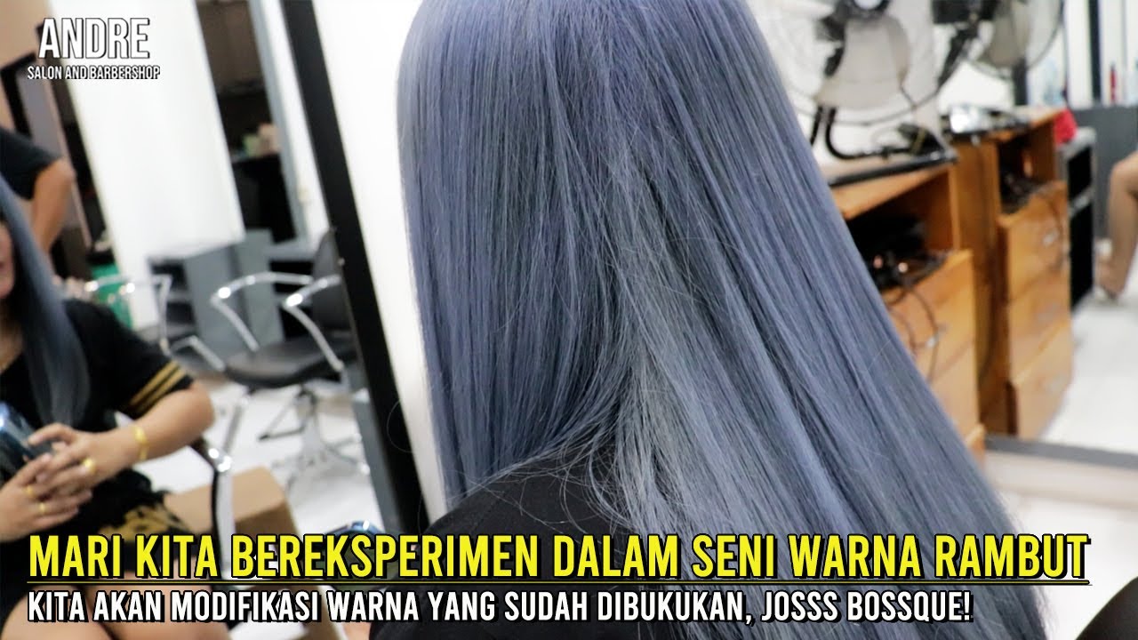 Modifikasi Racik Warna Rambut (Ash Platinum)