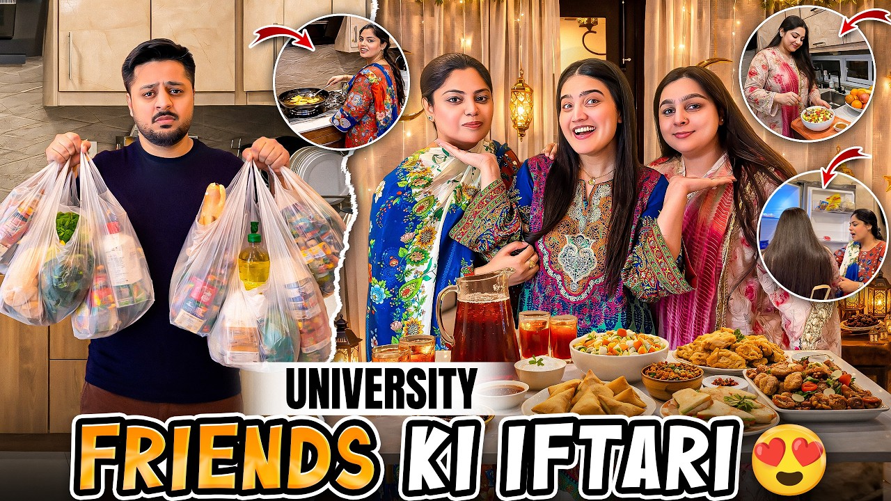 MEETING MY UNIVERSITY FRIENDS AFTER 3 YEARS 🤩 | Iftar K Lea Cooking Kerwai 😂|Areeb Ki New Eid Look 😍