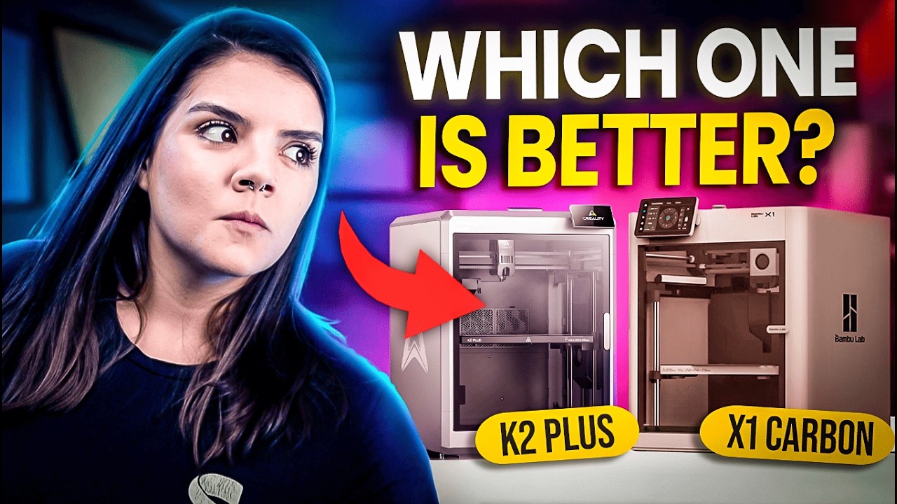 Creality K2 Plus vs BambuLab X1 Carbon Which 3D Printer REALLY Wins