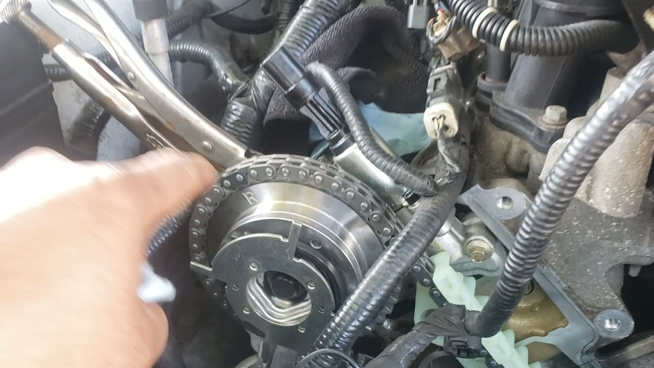 Ford mustand 2005 4.6 3 valvulas cambio de cadenas de tiempo