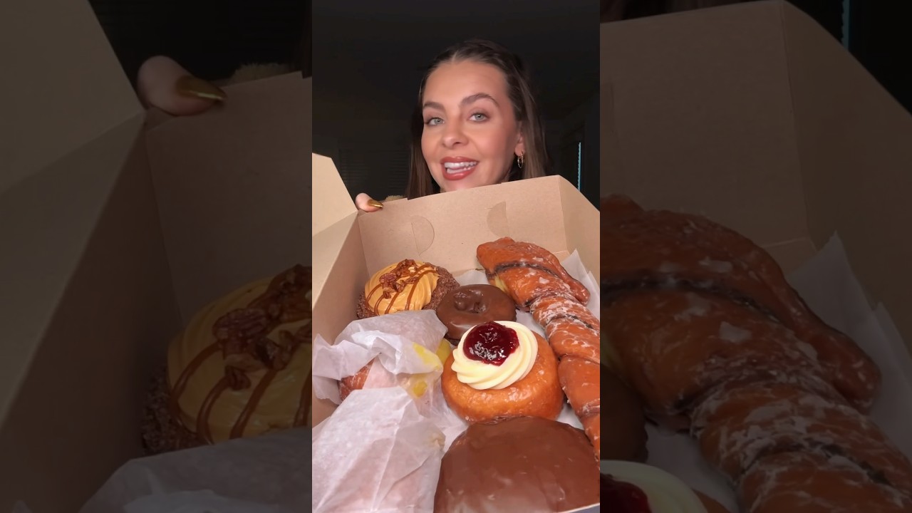 $32 FOR A DOZEN DONUTS FROM DONUT MAN 🍩 Best donuts in all of CA?? #donutmukbang #foodreview