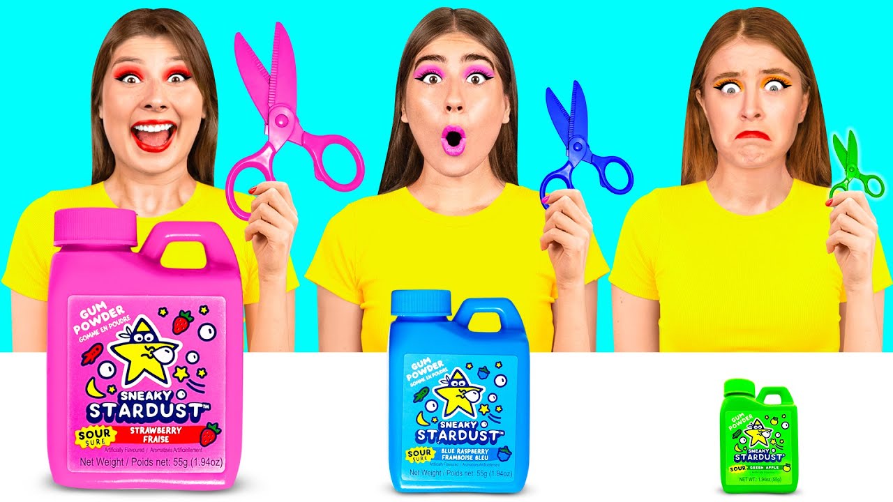 Большая, Средняя или Маленькая Тарелка Челлендж | Забавные Кухонные Лайфхаки от GoFun Challenge