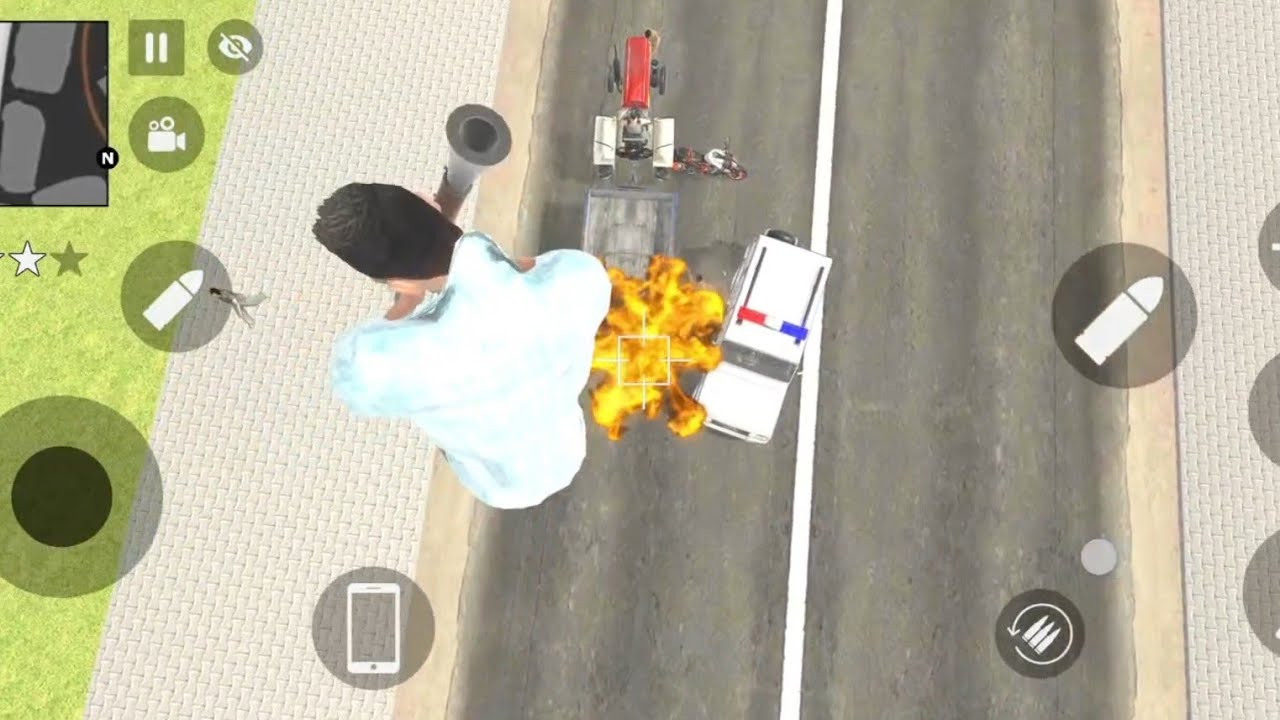 🎮Franklin Purchase New Ambulance &Police Car💥🚑Franklin And Shinchan💥Indian Theft Auto Simulator