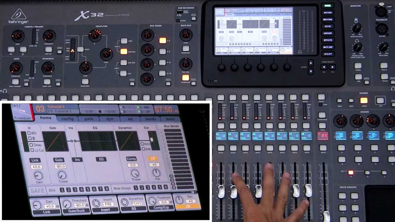Behringer X32. Tutorial Buses y Envios.