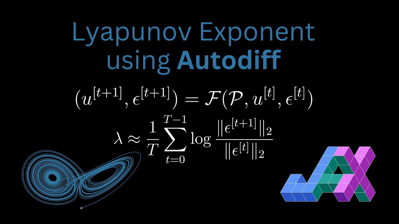 Largest Lyapunov Exponent using Autodiff in JAX/Python