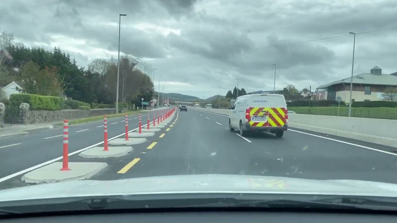 Driving from Bray to New Town Mount Kennedy County Wicklow #ireland #righthanddrive #roadtrip
