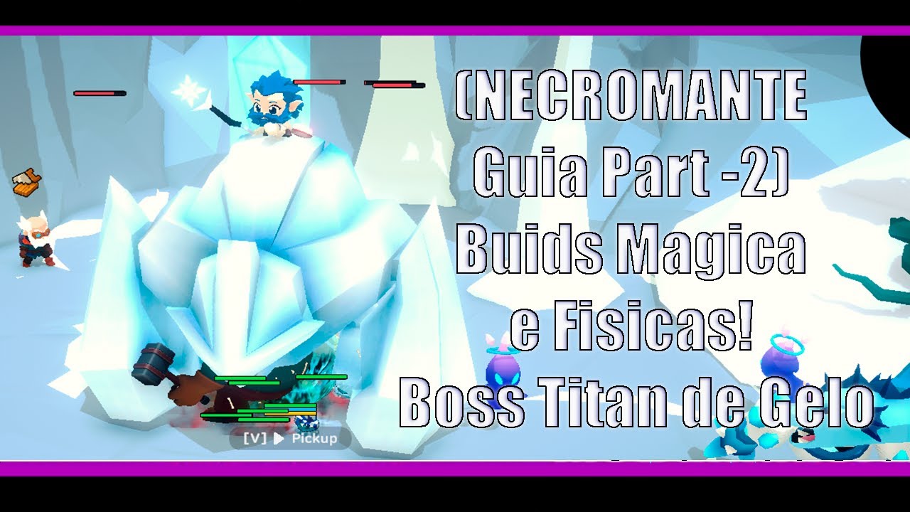 SpiritVale Build Necromancer 💀 Tirando Duvidas das Builds Part 2 (Boss Ice Golem)