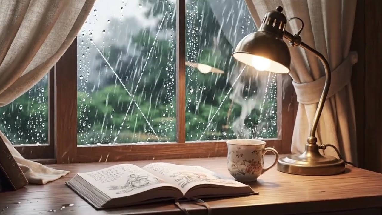 Rain White Noise for Sleep, Study & Relaxation | Deep Sleep Rain Sounds, No Thunder