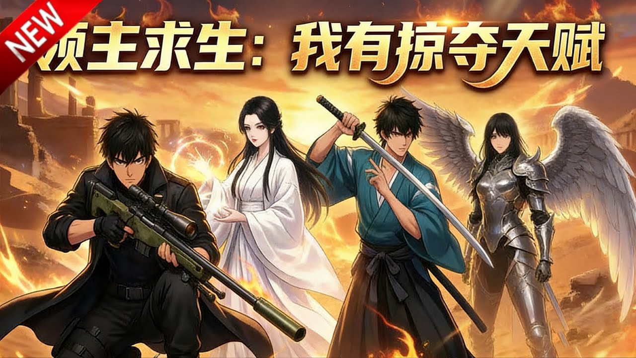 💥【新番上线】孙渺被卷入神秘的“领地求生世界”，在随机获得一次性天赋掠夺后，于多重异世界中艰难求生、成长为无敌领主！《领主求生：我有掠夺天赋》全集 Multi SUB #热血 #漫剧 #动漫魔女