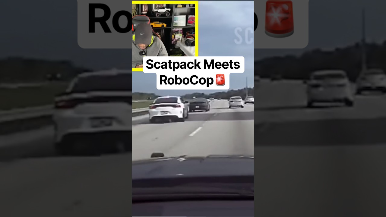 Полиция Флориды не проявляет милосердия к удирающему Scat Pack в скоростной погоне! #полицейскаяп...