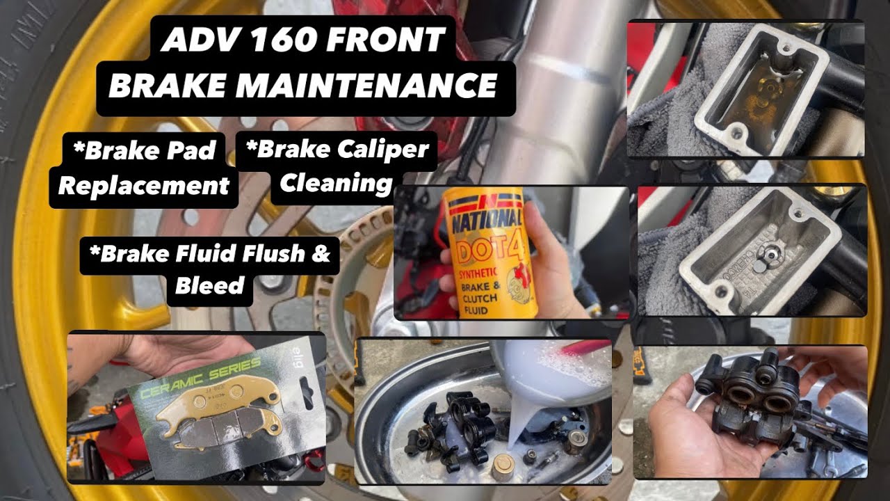 ADV 160 FRONT BRAKE MAINTENANCE