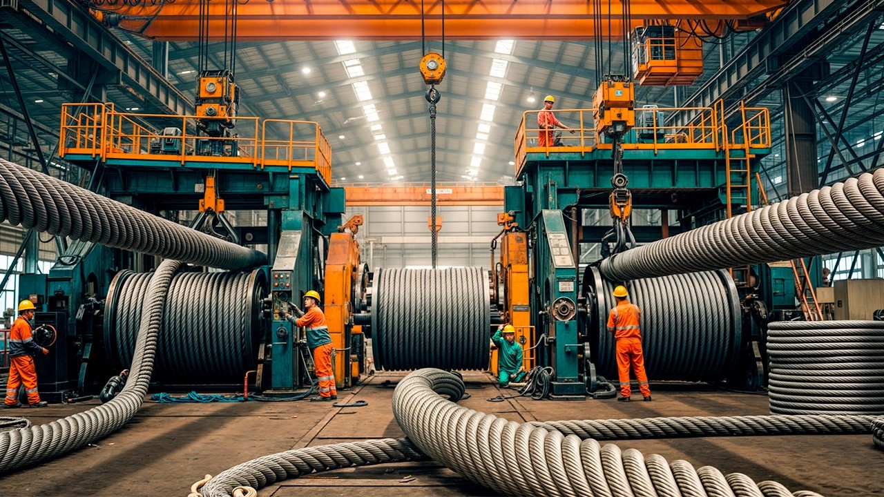 Comment c'est fait : Les C&acirc;bles d'Acier, une Industrie d'un Demi-Million de Miles