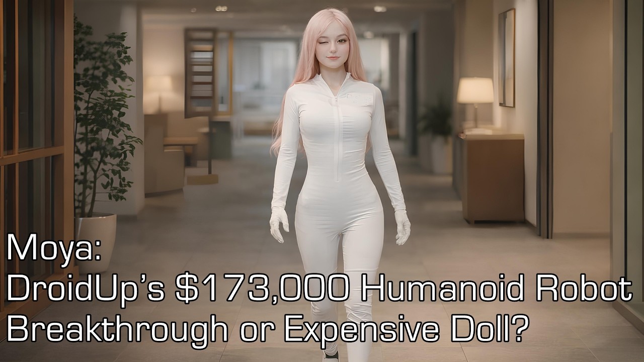 Moya: DroidUp&rsquo;s $173,000 Humanoid &ndash; Breakthrough or Expensive Doll? #robot #robotics #ai #aiethics