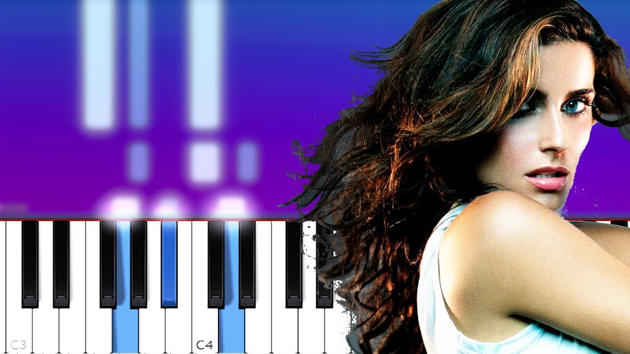 Nelly Furtado - Promiscuous (Piano Tutorial)