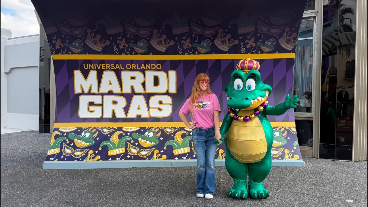 🔴 LIVE from Universal Studios Orlando for Mardi Gras