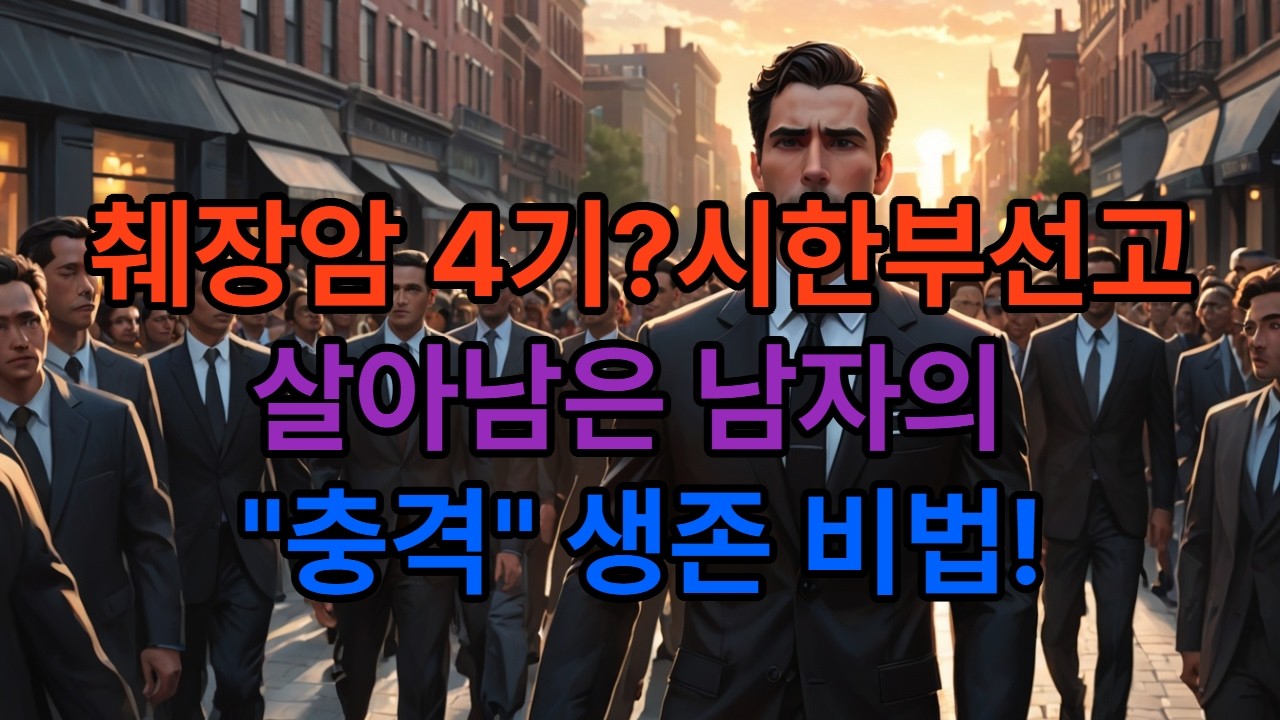 췌장암 4기 시한부 선고, 생존 비법