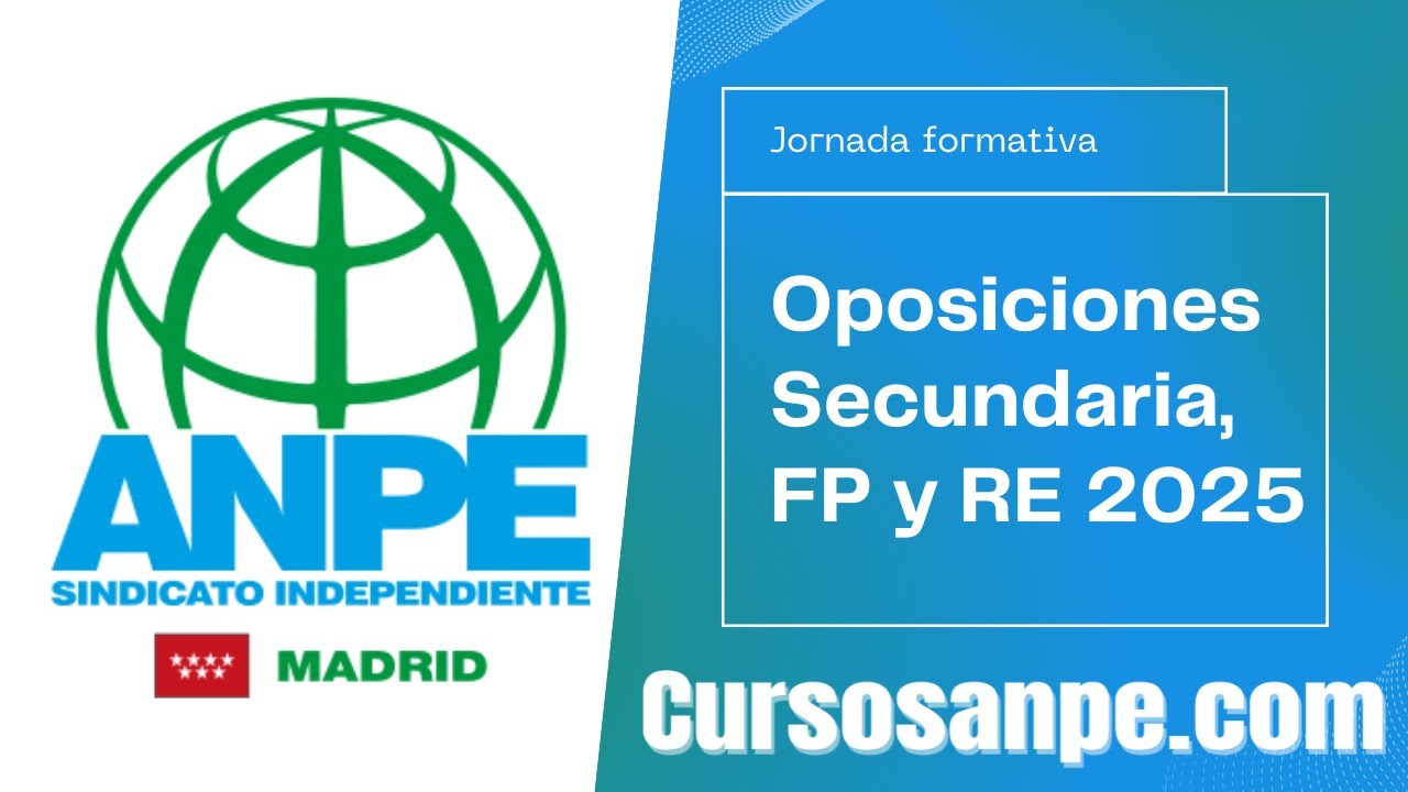 SESIÓN INFORMATIVA TELEMÁTICA OPOSICIONES 2025