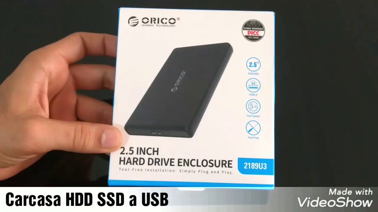 Carcasa o Convertidor Disco Duro HDD SSD a USB