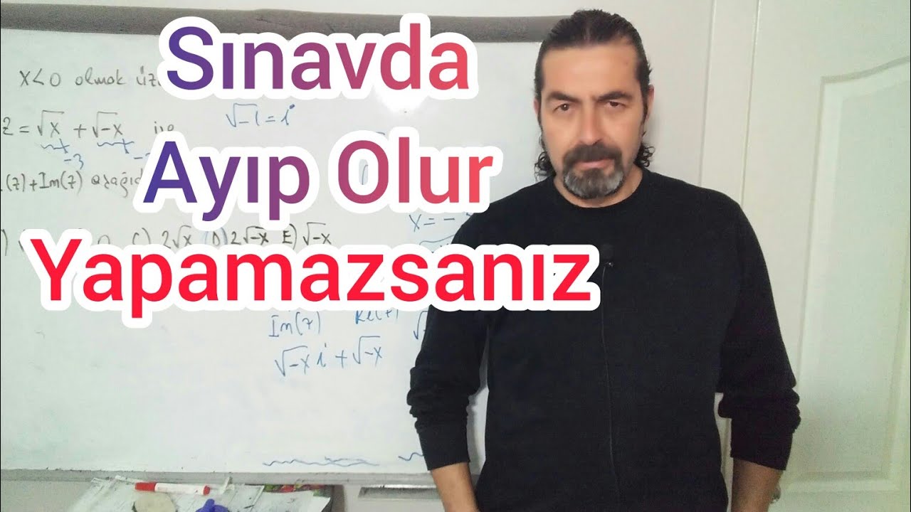 Sınavda Ayıp Olur Yapamazsanız / 2 Karmaşık Sayı Sorusu #aytmatematik