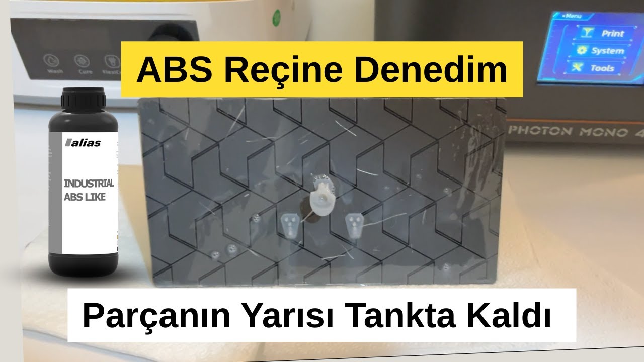 ABS Re&ccedil;ine İlk Deneme  - ABS Like - Hatalı Baskı Sonrası D&uuml;zeltme - Tecr&uuml;belerimi Aktarıyorum